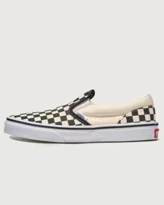 Klassischer Slip-On-Schuh mit Schachbrettmuster für große Kinder