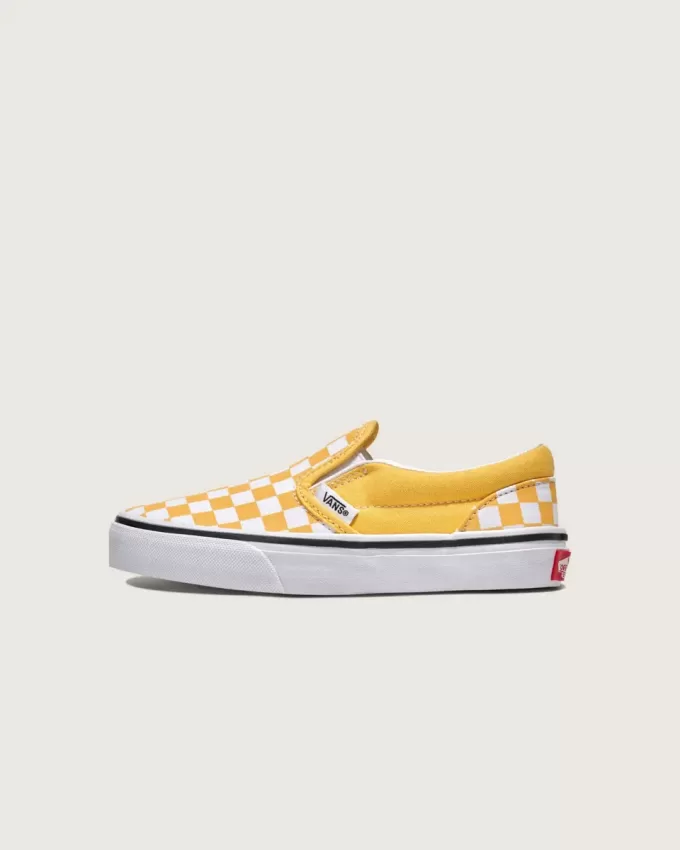Klassischer Slip-On-Schuh mit Schachbrettmuster für Kleinkinder