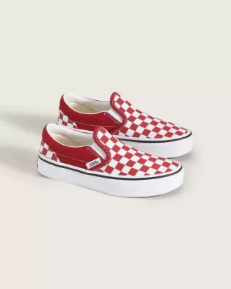 Klassischer Slip-On-Schuh mit Schachbrettmuster für Kleinkinder