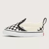 Klassischer Slip-On-Schuh mit V-Schachbrettmuster für Kleinkinder Klassischer Slip-On-Schuh mit V-Schachbrettmuster für Kleinkinder