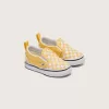 Klassischer Slip-On-Schuh mit V-Schachbrettmuster für Kleinkinder Klassischer Slip-On-Schuh mit V-Schachbrettmuster für Kleinkinder