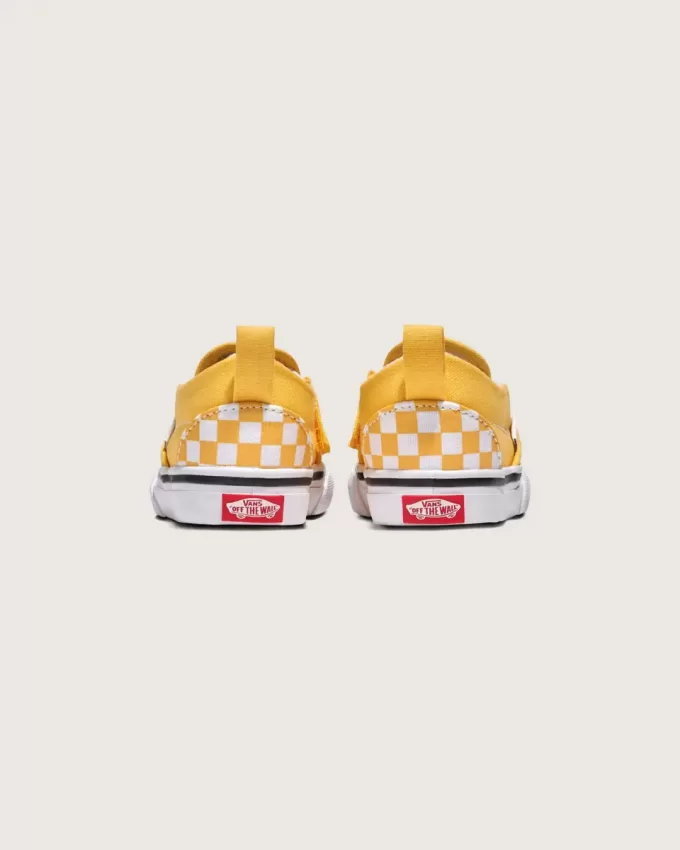 Klassischer Slip-On-Schuh mit V-Schachbrettmuster für Kleinkinder Klassischer Slip-On-Schuh mit V-Schachbrettmuster für Kleinkinder