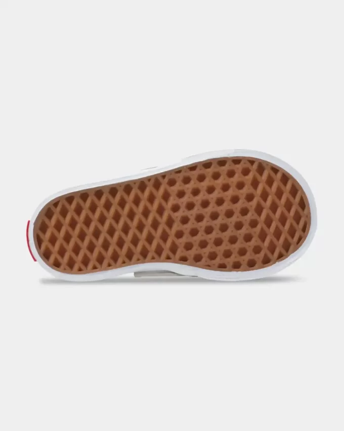 Klassischer Slip-On-Schuh mit V-Schachbrettmuster für Kleinkinder Klassischer Slip-On-Schuh mit V-Schachbrettmuster für Kleinkinder