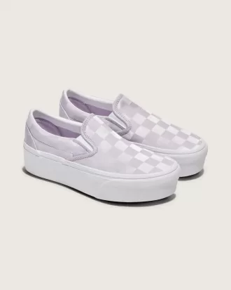 klassischer slip on stackform checkerboard schuh 2 330x413 - Klassischer Slip-On Stackform Checkerboard-Schuh
