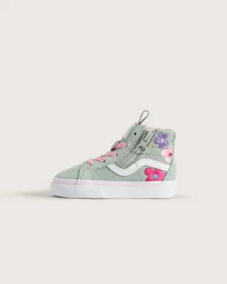 Kleinkinder Sk8-Hi Schuh mit seitlichem Reißverschluss