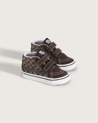 Kleinkinder Sk8-Mid V Checkerboard Schuh