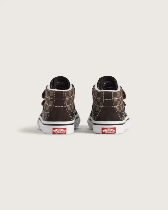 Kleinkinder Sk8-Mid V Checkerboard Schuh