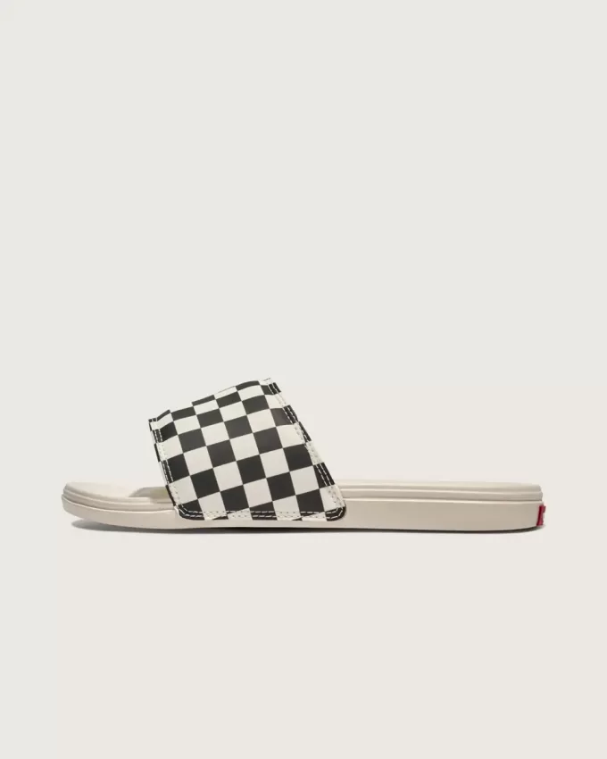 La Costa – Slipper-Sandale mit Schachbrettmuster