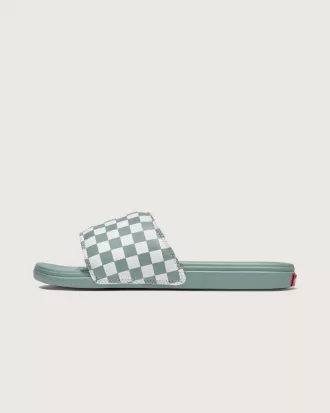 La Costa – Slipper-Sandale mit Schachbrettmuster