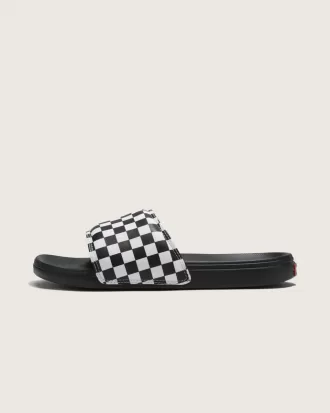 La Costa – Slipper-Sandale mit Schachbrettmuster