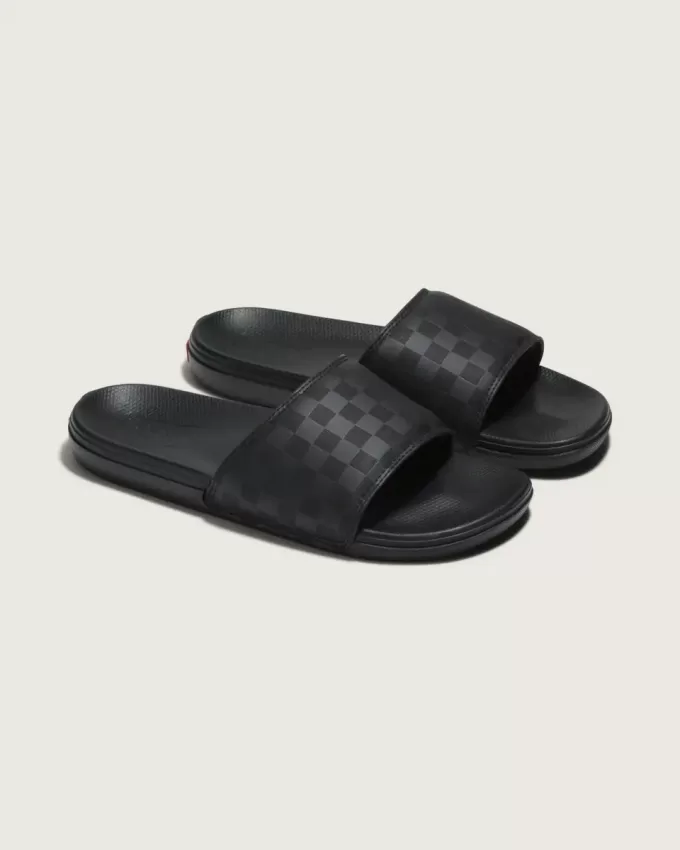 La Costa – Slipper-Sandale mit Schachbrettmuster La Costa – Slipper-Sandale mit Schachbrettmuster