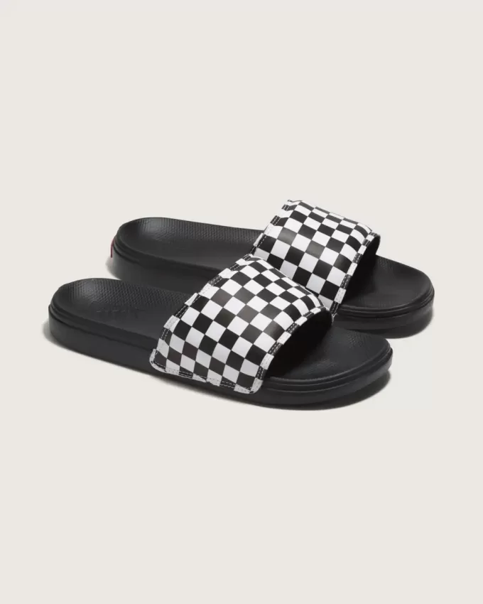 La Costa – Slipper-Sandale mit Schachbrettmuster La Costa – Slipper-Sandale mit Schachbrettmuster