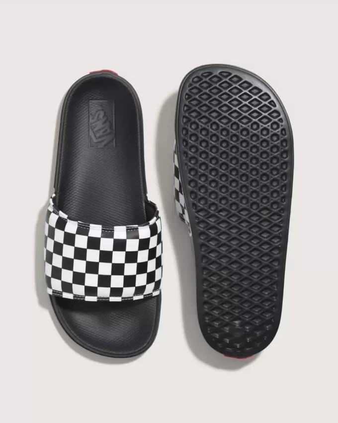 La Costa – Slipper-Sandale mit Schachbrettmuster La Costa – Slipper-Sandale mit Schachbrettmuster