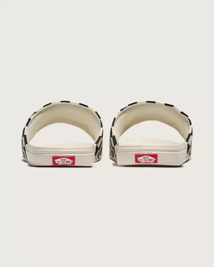 La Costa – Slipper-Sandale mit Schachbrettmuster