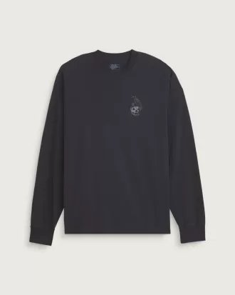 Late Night Langarm-Halloween-T-Shirt