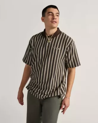 Layton-Streifen-Poloshirt