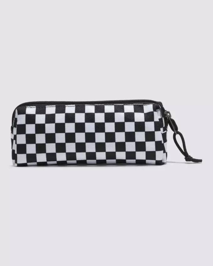 Old Skool – Bleistifttasche mit Schachbrettmuster