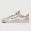 Old Skool Satinschuh mit Schachbrettmuster