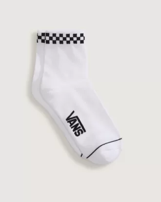Peek-A-Check Half Crew Socken