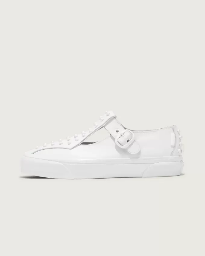 Premium Mary Jane-Schuh mit Perlenverzierung