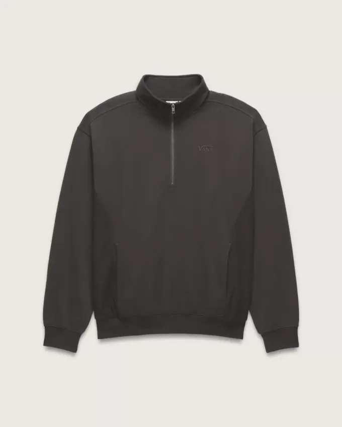 Premium-Sweatshirt mit halbem Reißverschluss Premium-Sweatshirt mit halbem Reißverschluss