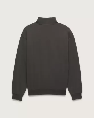 Premium-Sweatshirt mit halbem Reißverschluss