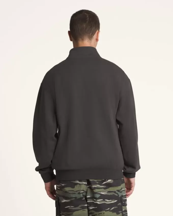 Premium-Sweatshirt mit halbem Reißverschluss Premium-Sweatshirt mit halbem Reißverschluss