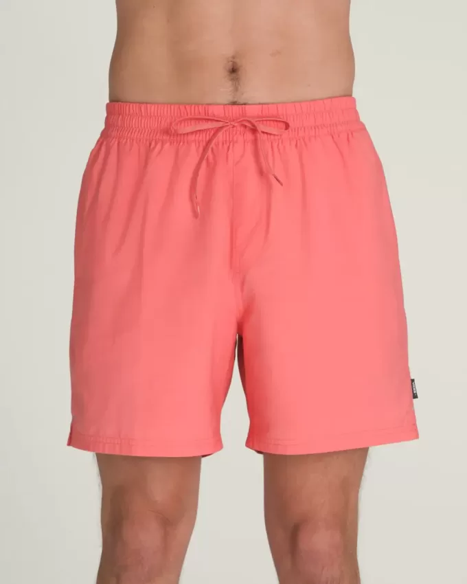 Primary Solid Elastic 17» Boardshorts