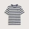 Salton T-Shirt mit Schachbrettstreifen Salton T-Shirt mit Schachbrettstreifen