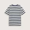 Salton T-Shirt mit Schachbrettstreifen Salton T-Shirt mit Schachbrettstreifen