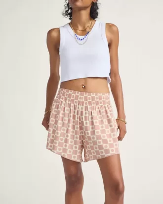 Shorts mit sonnigem Karomuster