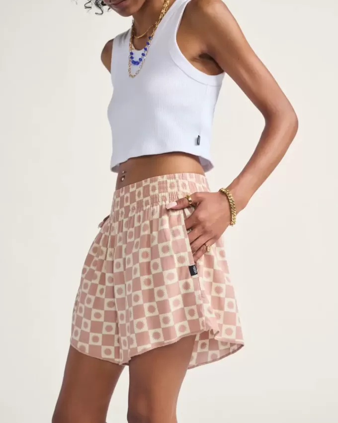Shorts mit sonnigem Karomuster