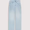 Sirelle 5-Pocket-Denim-Puddle-Hose