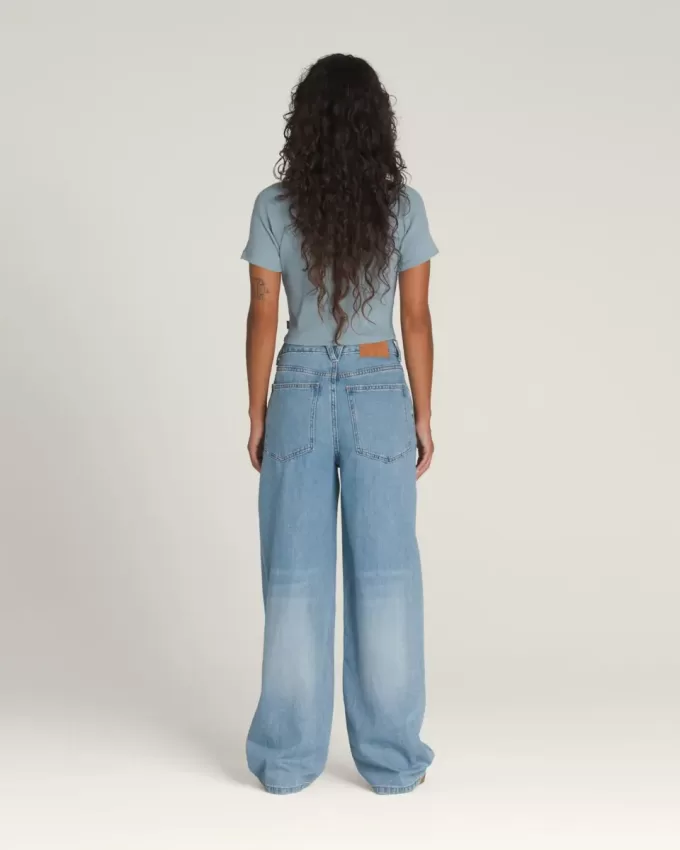 Sirelle 5-Pocket-Denim-Puddle-Hose
