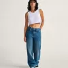 Sirelle bestickte Jeanshose
