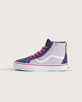 Sk8-Hi Schuh mit seitlichem Reißverschluss für Kleinkinder
