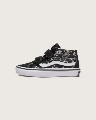 Sk8-Mid Reissue V Skeleton Schuh für kleine Kinder