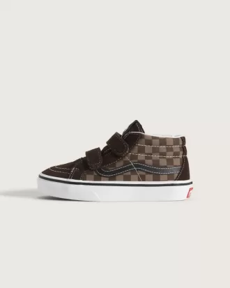 Sk8-Mid V Checkerboard-Schuh für Kleinkinder