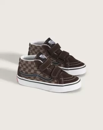 Sk8-Mid V Checkerboard-Schuh für Kleinkinder
