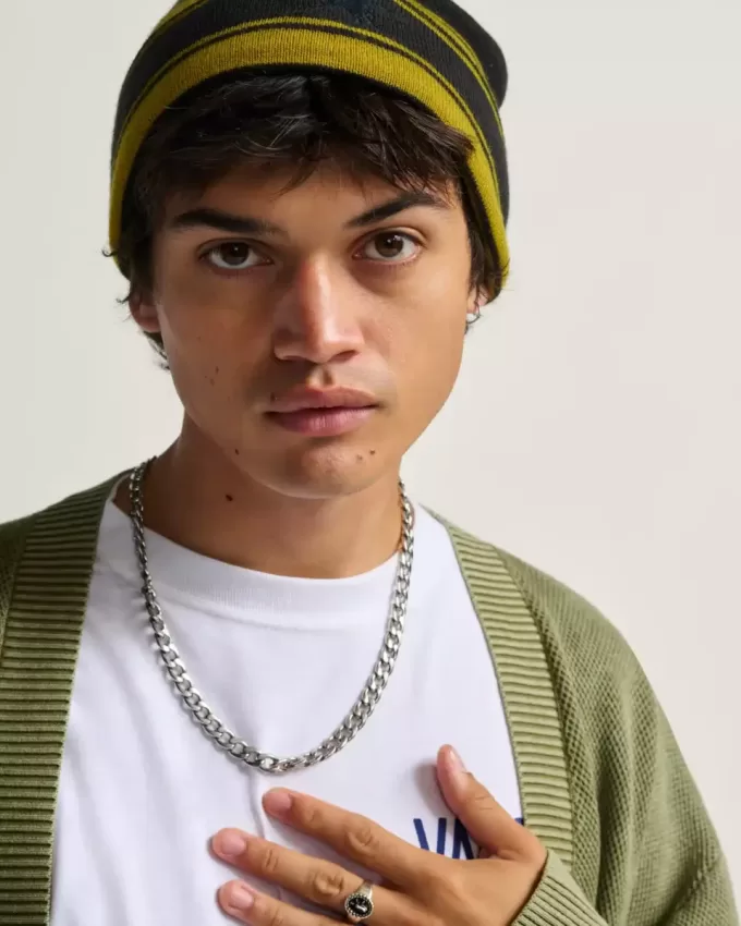 Skate Beanie mit verschwommenen Streifen Skate Beanie mit verschwommenen Streifen