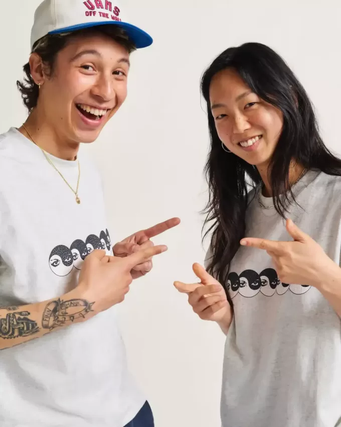 Skate Yin Yang Augen T-Shirt Skate Yin Yang Augen T-Shirt