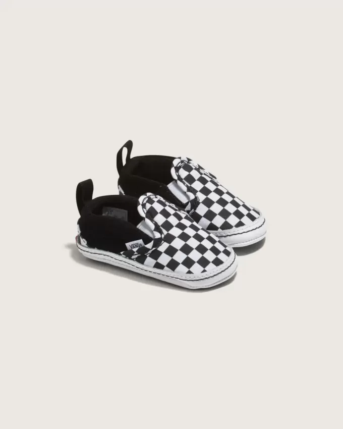 Slip-On V Checkerboard Krippenschuh für Kleinkinder Slip-On V Checkerboard Krippenschuh für Kleinkinder
