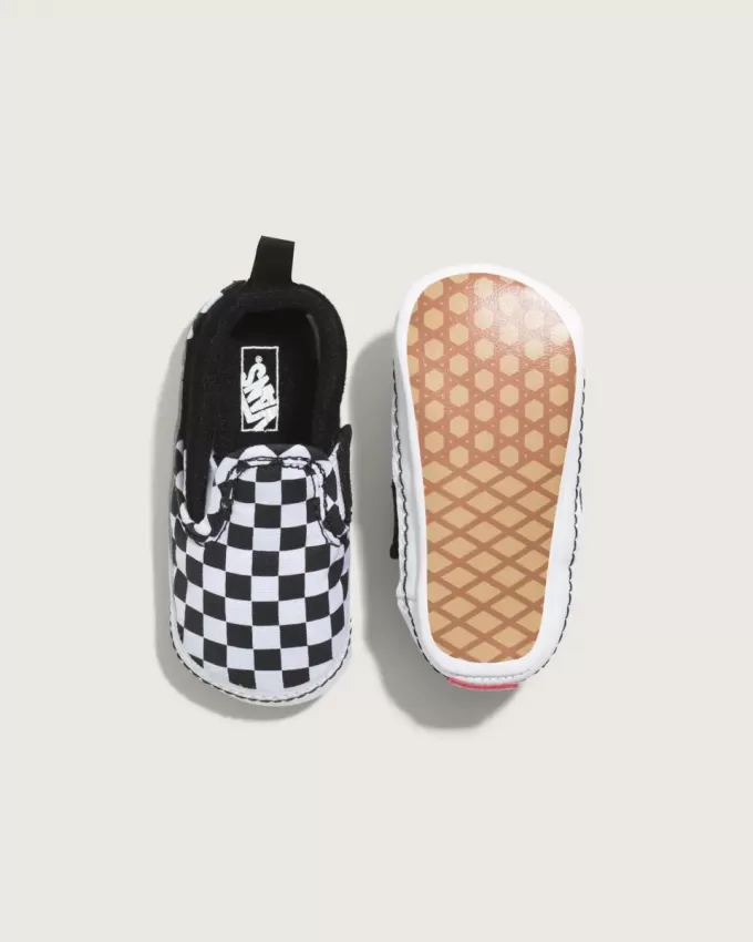 Slip-On V Checkerboard Krippenschuh für Kleinkinder Slip-On V Checkerboard Krippenschuh für Kleinkinder