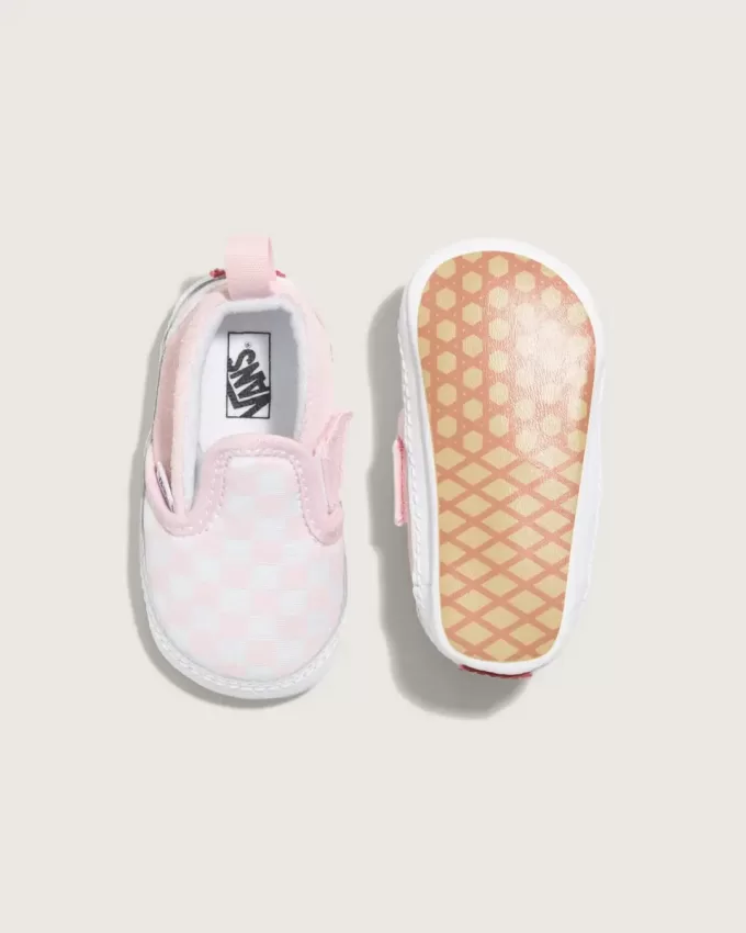Slip-On V Crib Checkerboard-Schuh für Kleinkinder