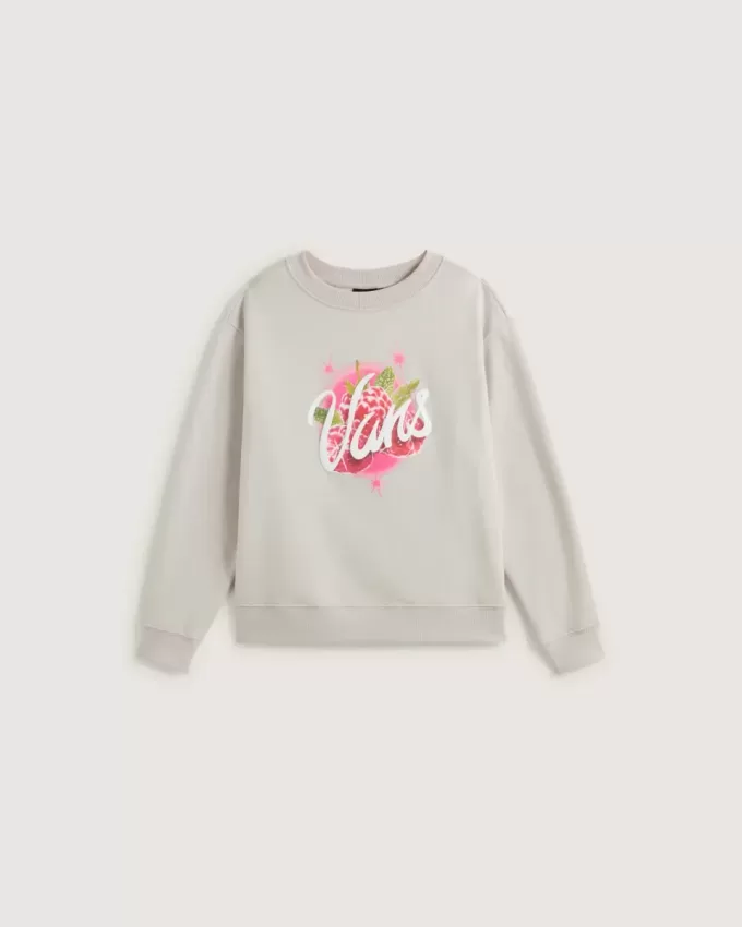 Sweatshirt mit Rundhalsausschnitt und Berry Pop-Print für Kinder