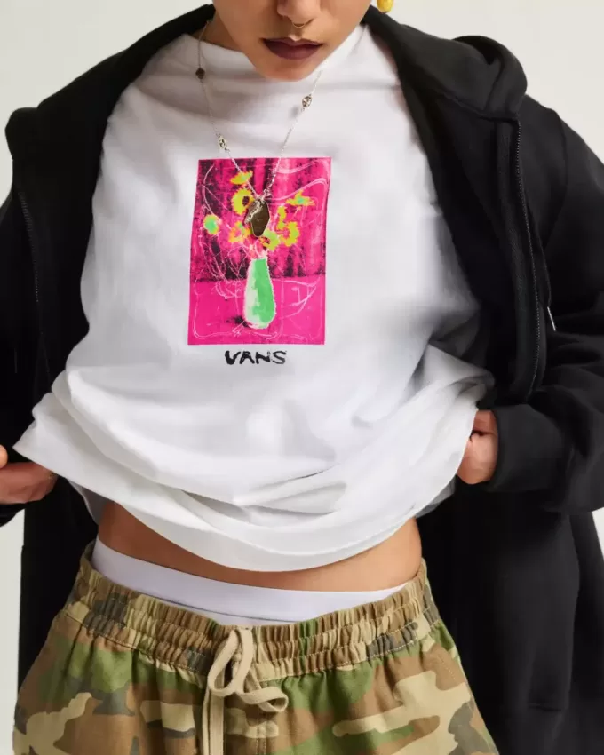 T-Shirt mit Blumendekor