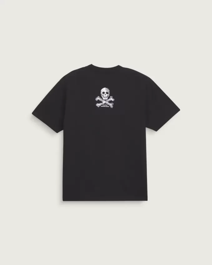 T-Shirt mit Karo- und Knochen-Print T-Shirt mit Karo- und Knochen-Print