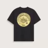 T-Shirt mit verkratzten Platten T-Shirt mit verkratzten Platten