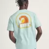 T-Shirt mit Wellen-Motiv T-Shirt mit Wellen-Motiv